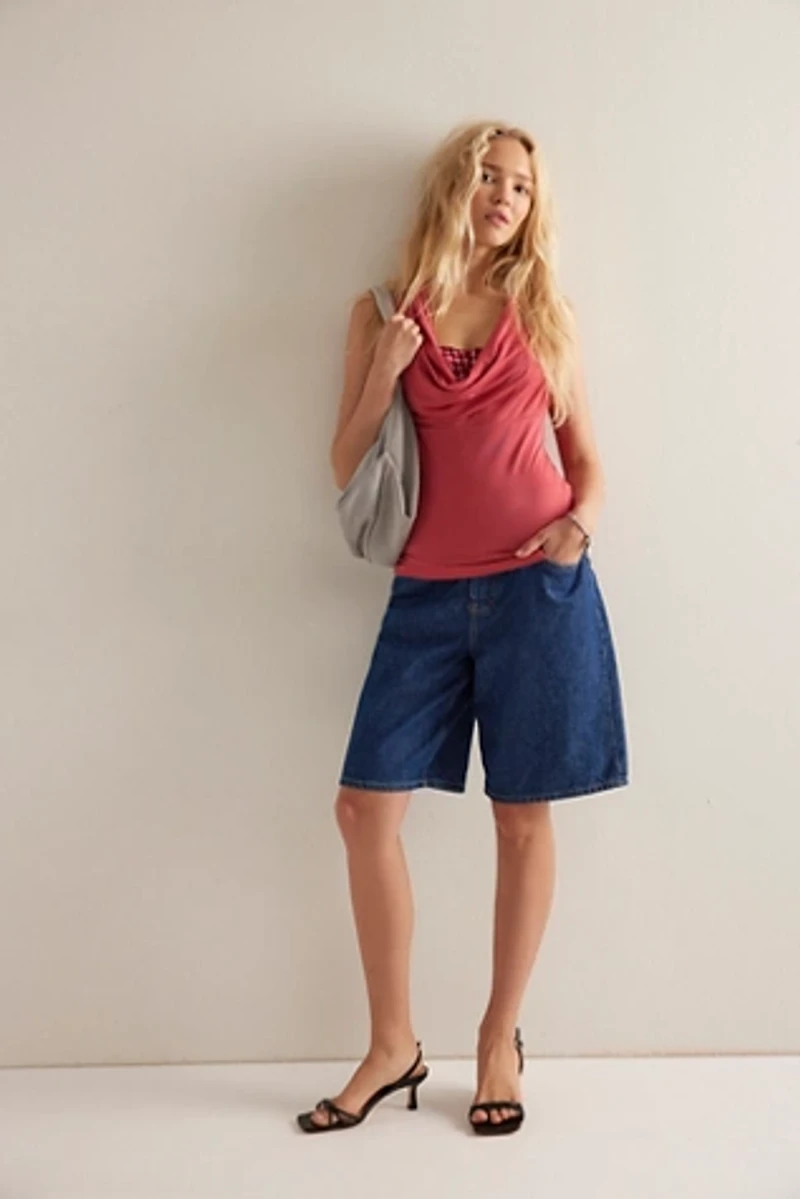 Don't Hang Up Cowl-Neck Cami