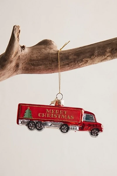 Merry Xmas Truck Ornament