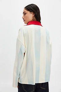 Found Stripe Sport LS Jersey