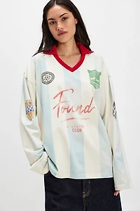 Found Stripe Sport LS Jersey