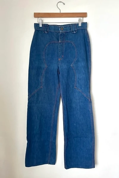 Vintage 1970s Dark Wide Leg Denim Selected by Grievous Angel Vintage