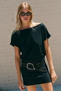 Good Feels Short-Sleeve Mini Dress