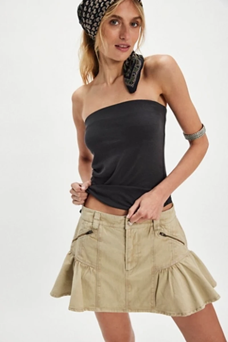 Ada Washed Mini Skirt
