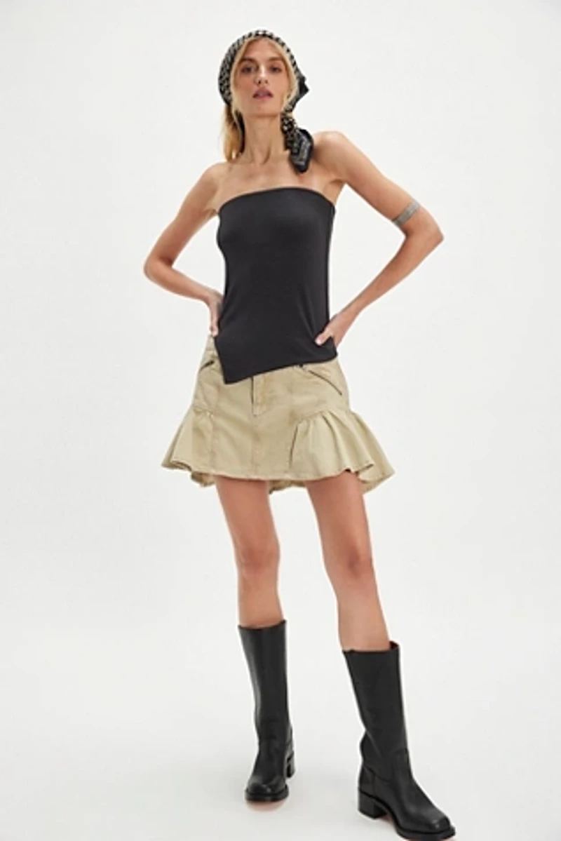 Ada Washed Mini Skirt