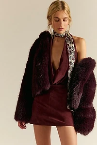 Understated Leather Liv Mini Dress