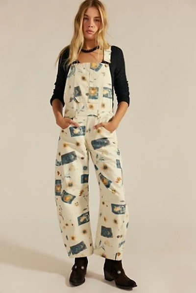 We The Free Good Luck Printed Overalls