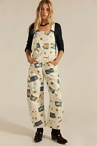 We The Free Good Luck Printed Overalls