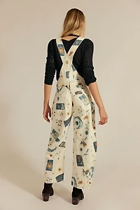 We The Free Good Luck Printed Overalls