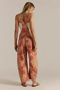 We The Free Good Luck Printed Overalls