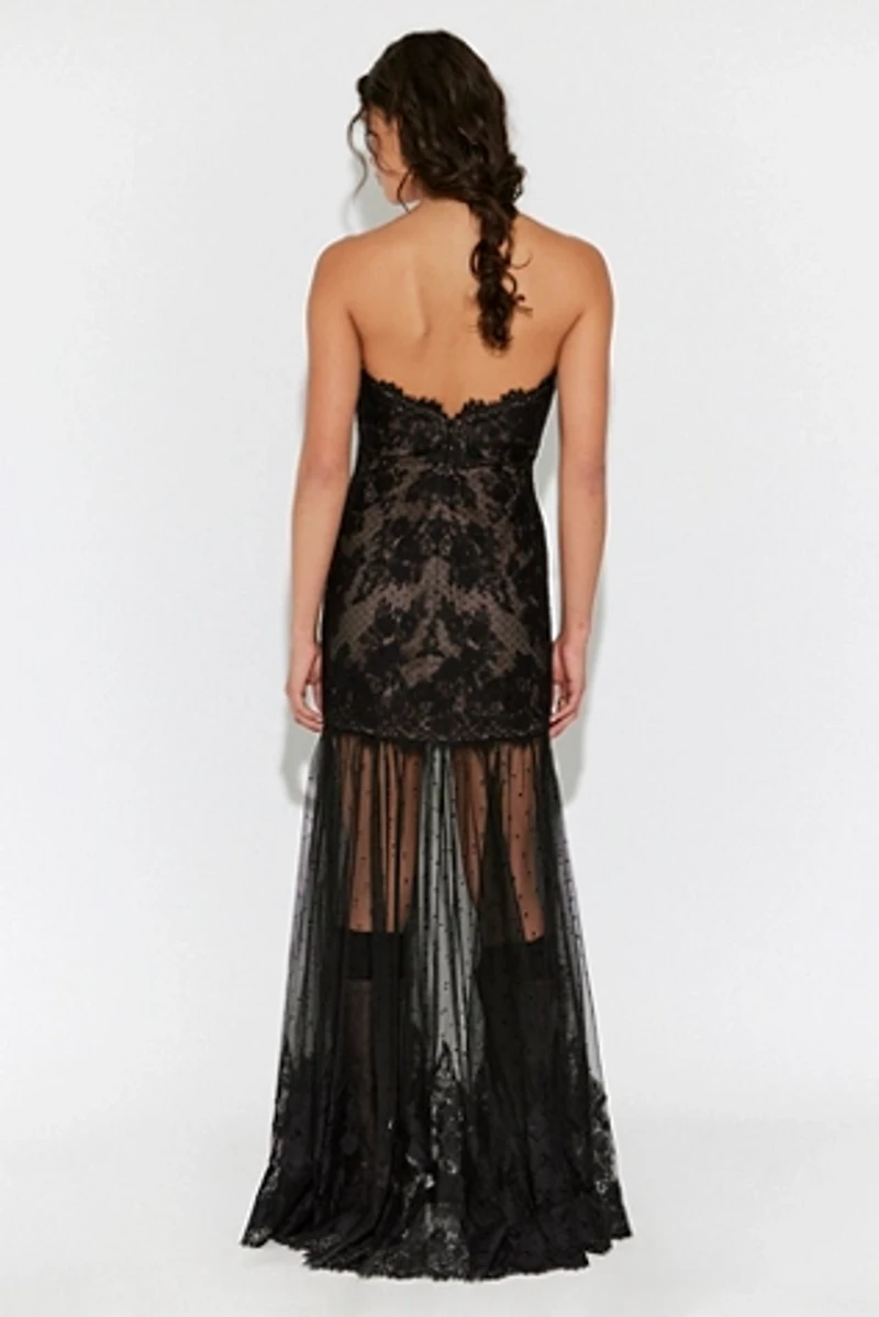 Retrofete Vespera Lace Maxi Dress