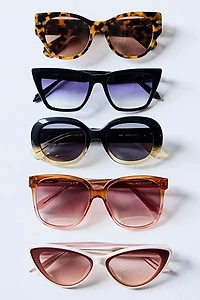 Quay Impromptu Novelty Round Sunglasses