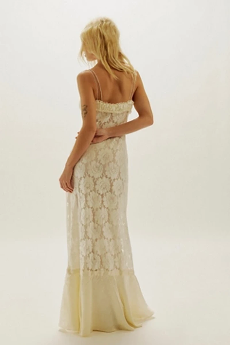 For Love & Lemons Claudia Rose Lace Gown