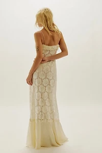 For Love & Lemons Claudia Rose Lace Gown