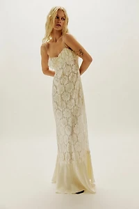 For Love & Lemons Claudia Rose Lace Gown