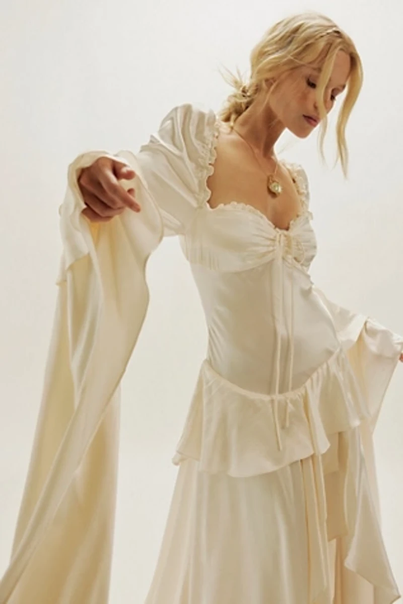 For Love & Lemons Zelia Maxi Dress
