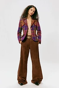 Anna Sui Plaid Ribbon Jacket