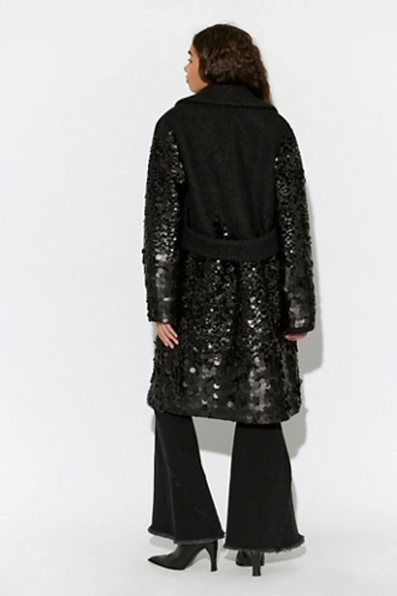 Anna Sui Sequin Coat
