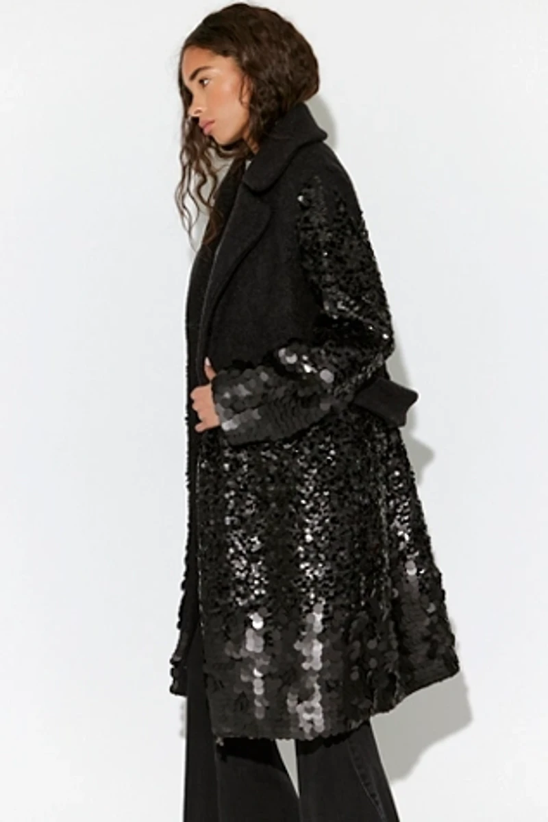 Anna Sui Sequin Coat