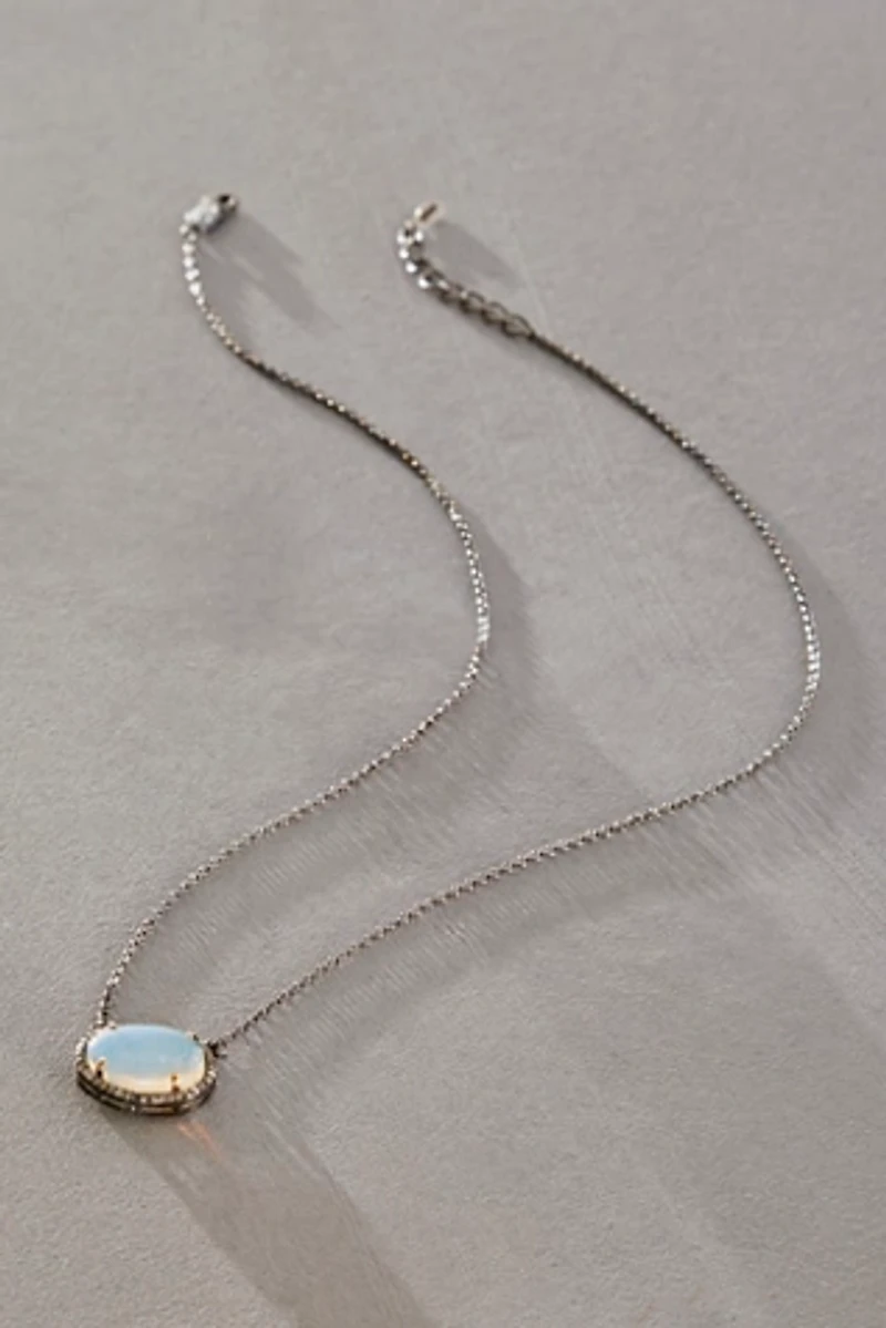 Robindira Opal & Champagne Diamond Necklace