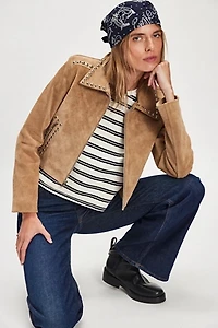 Understated Leather Crazy Life Jacket