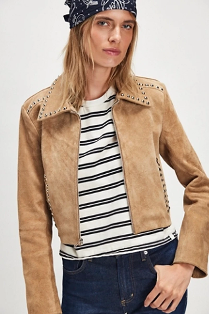 Understated Leather Crazy Life Jacket