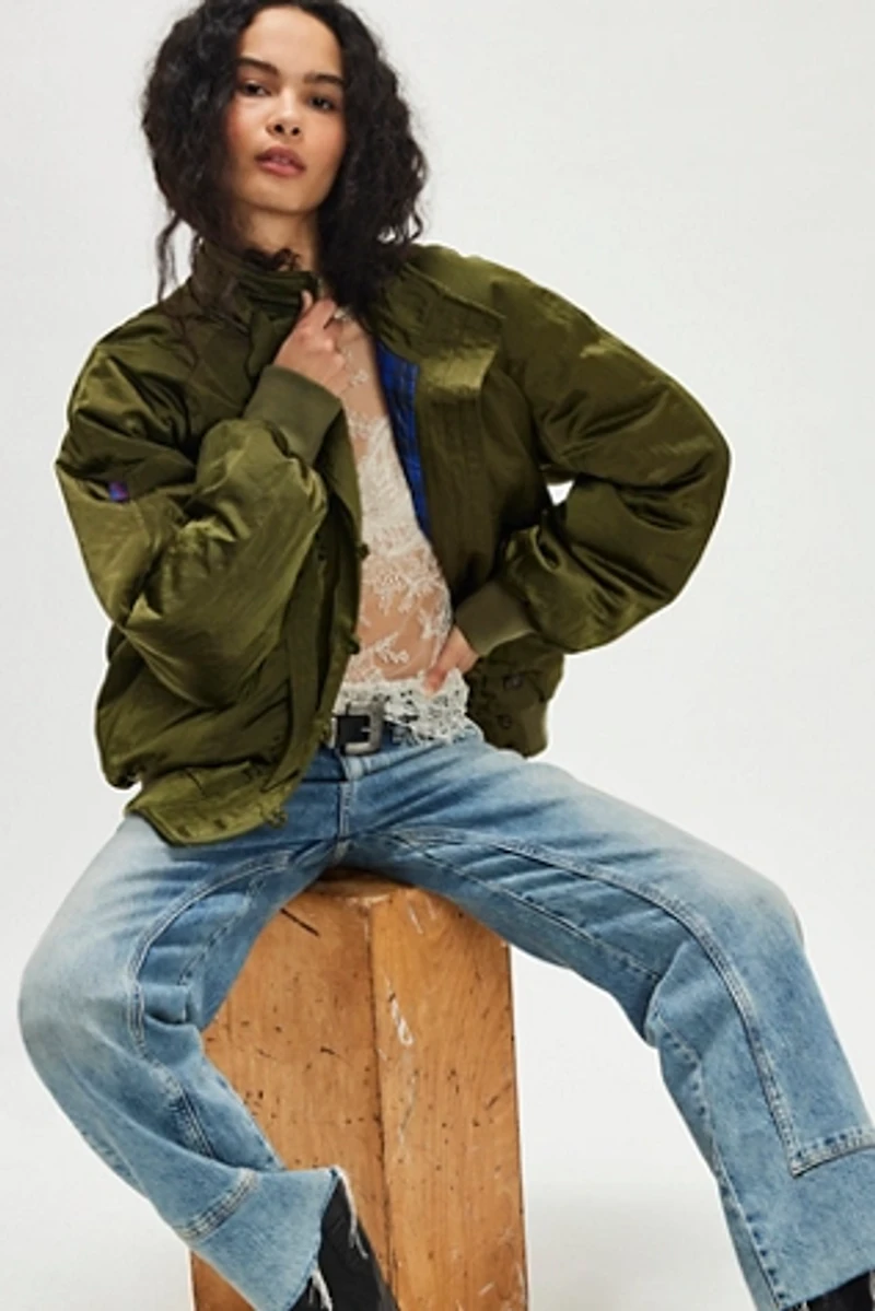 Damson Madder Joannie Bomber Jacket