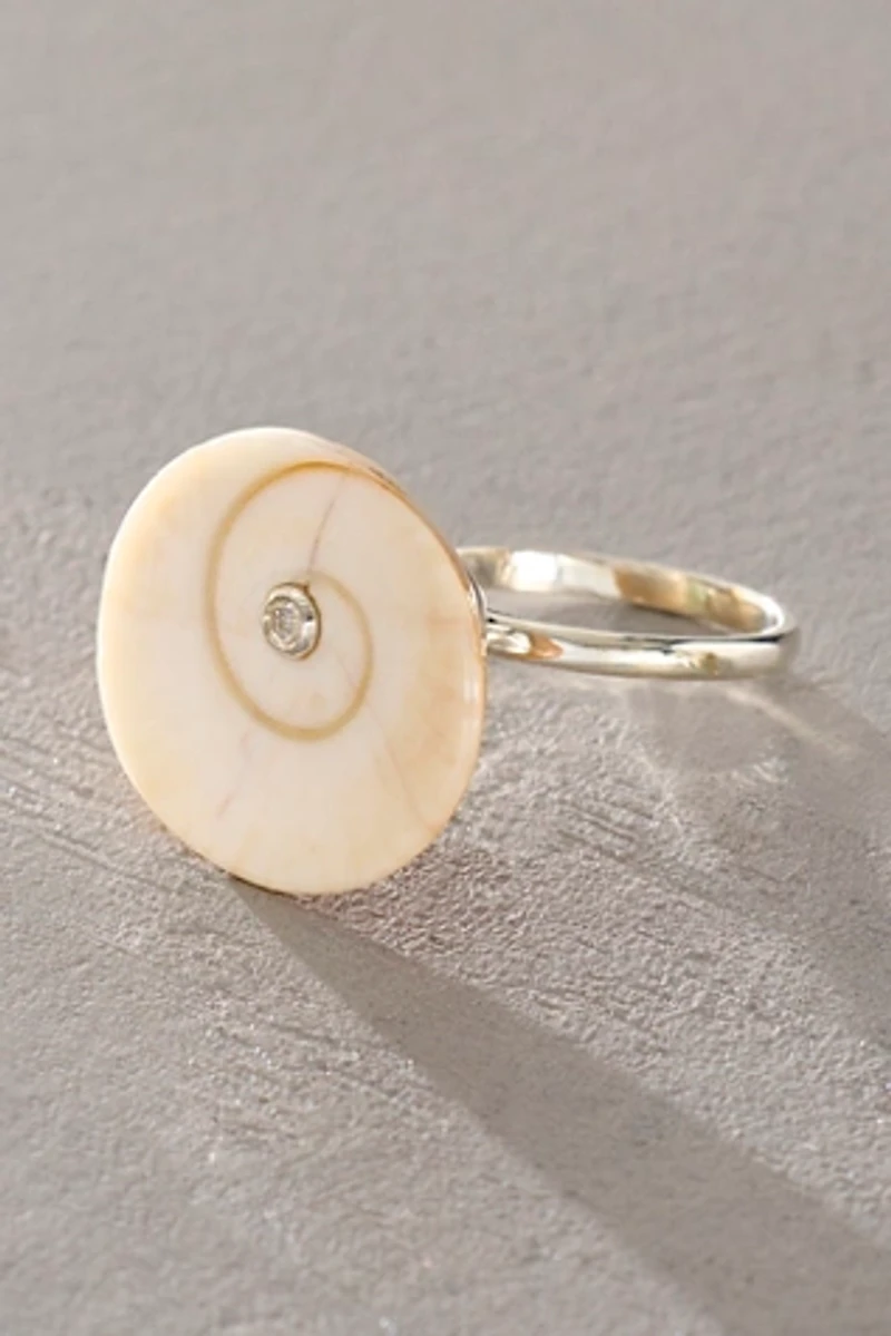 Chan Luu Shell & Diamond Ring
