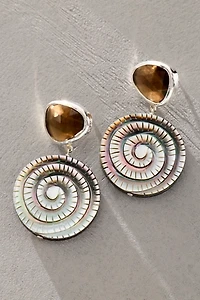 Chan Luu Spiral Shell Earrings