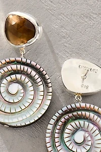 Chan Luu Spiral Shell Earrings