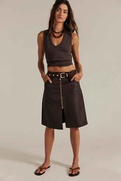 We The Free Sycamore Vegan Midi Skirt