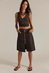 We The Free Sycamore Vegan Midi Skirt