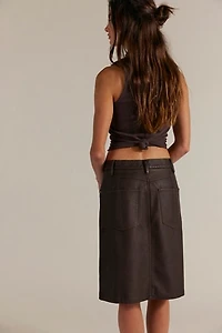 We The Free Sycamore Vegan Midi Skirt