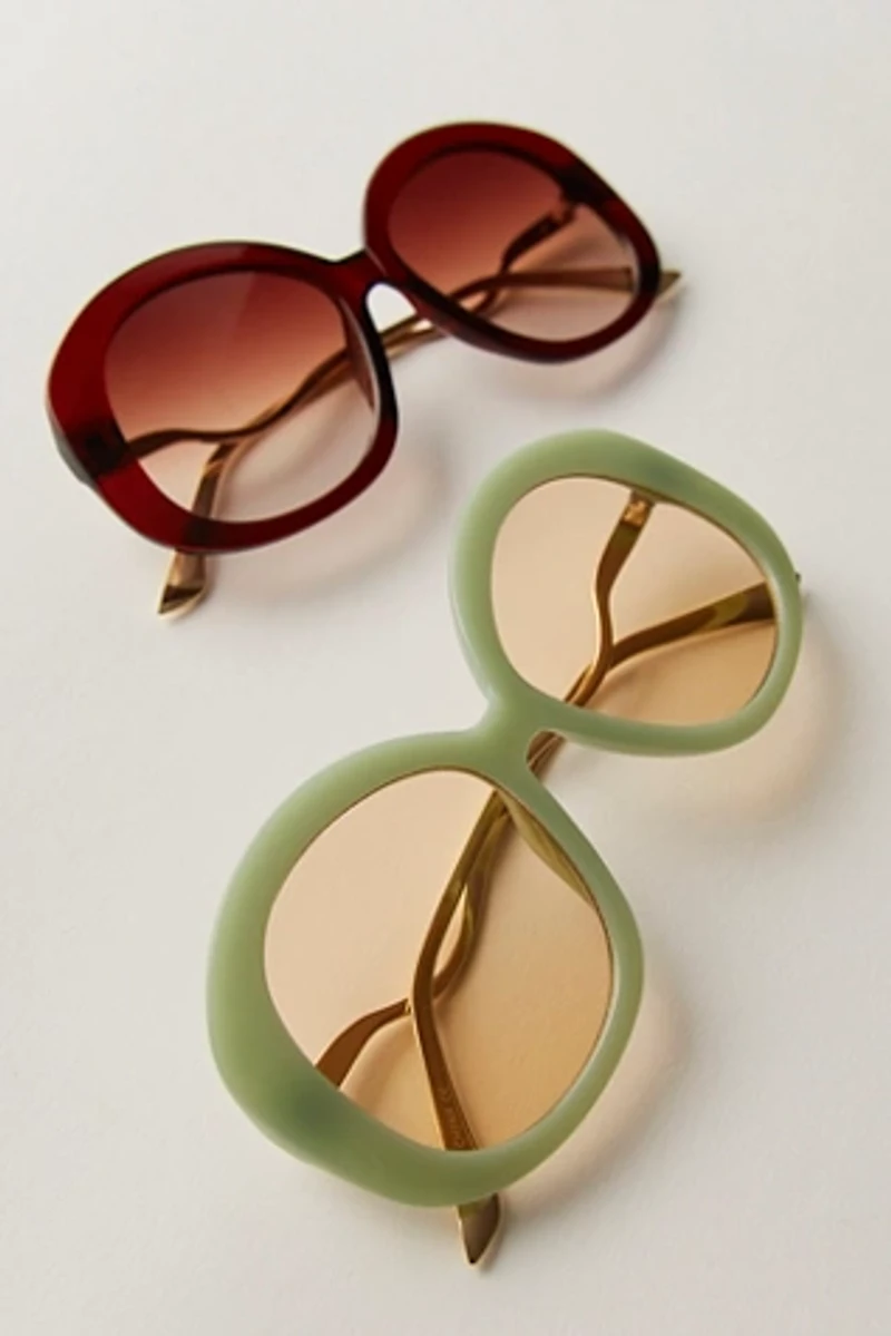 Maggie May Oversized Round Sunglasses