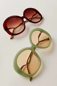 Maggie May Oversized Round Sunglasses