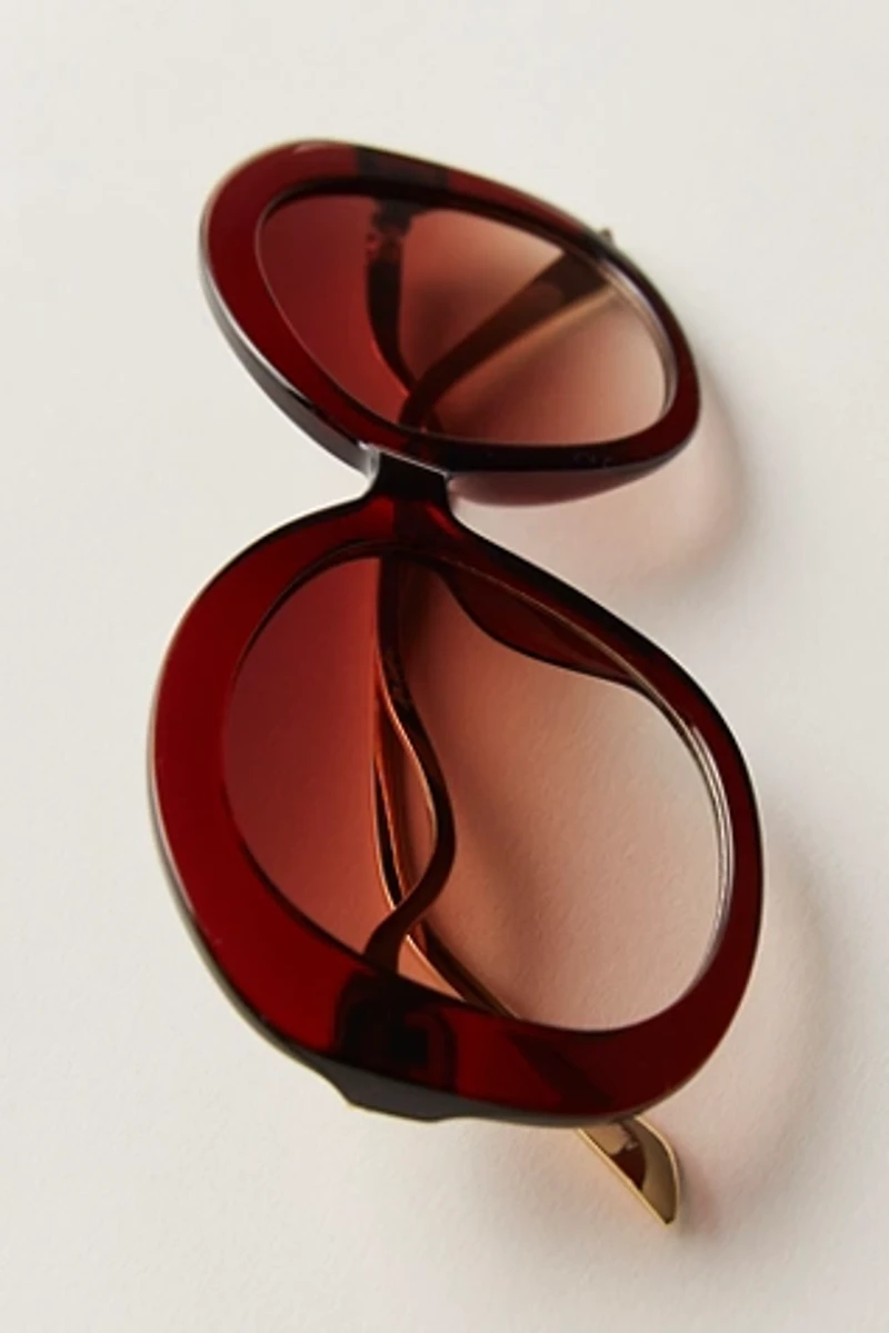 Maggie May Oversized Round Sunglasses