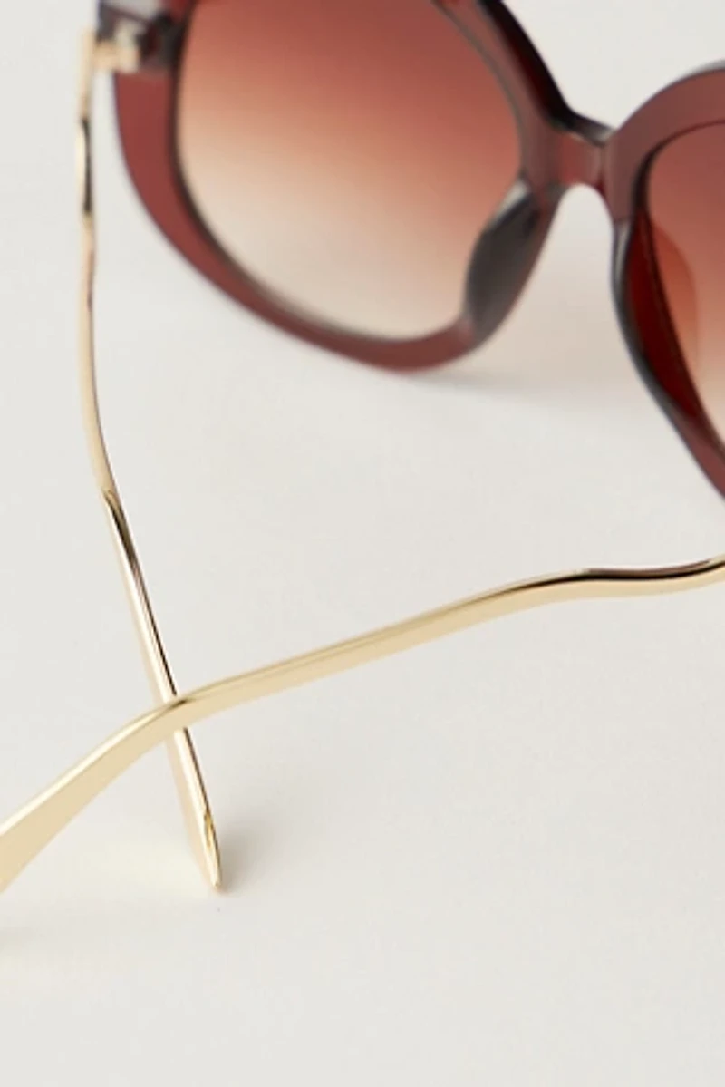 Maggie May Oversized Round Sunglasses