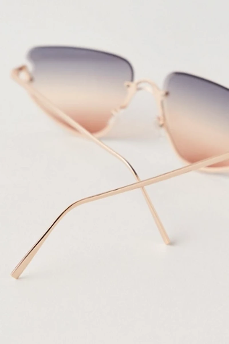 Bennie Rimless Sunglasses
