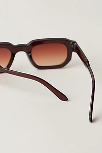 Two Of Us Retro Rectangle Sunglasses