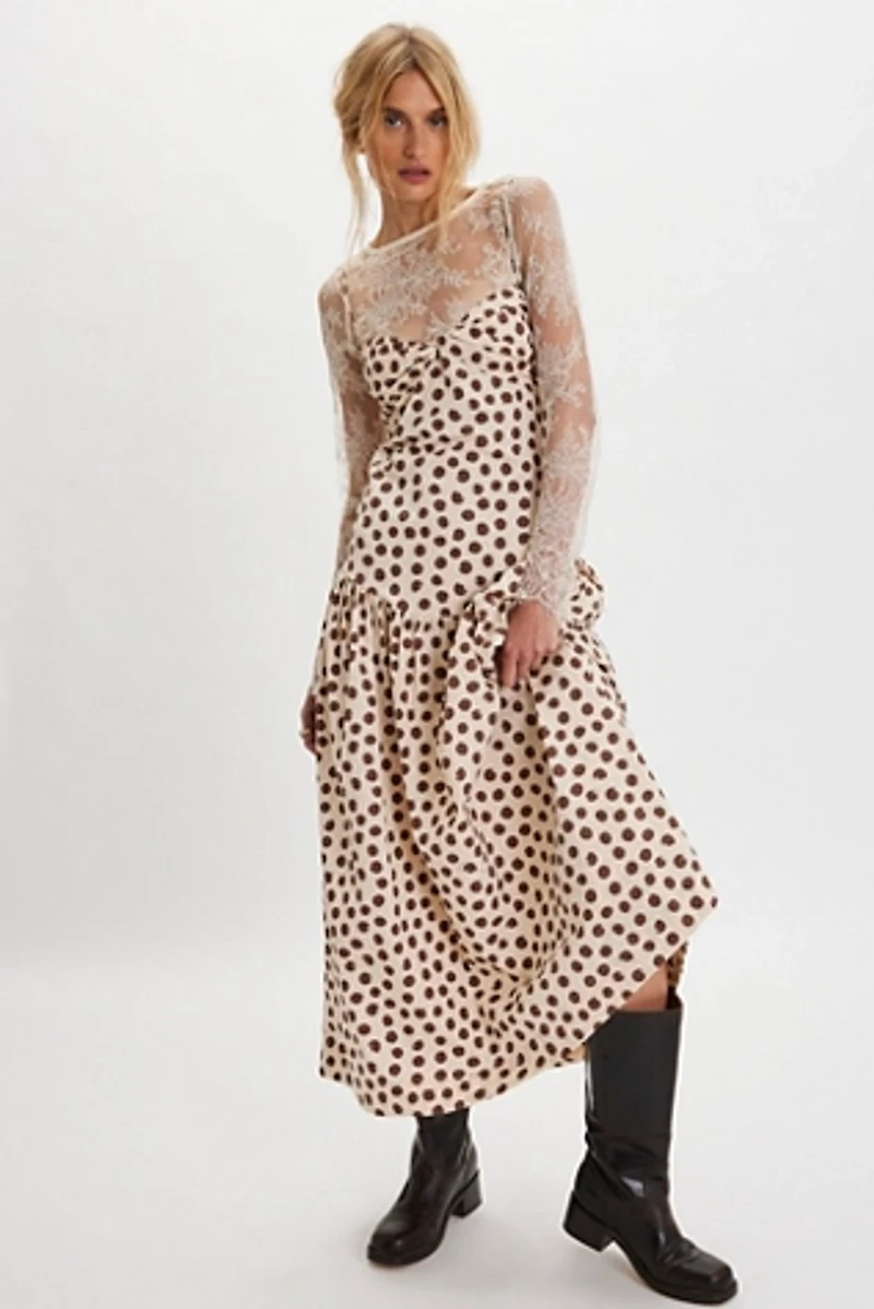 S/W/F Fitted Midi Dress