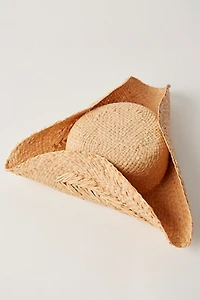 Tricorn Raffia Hat