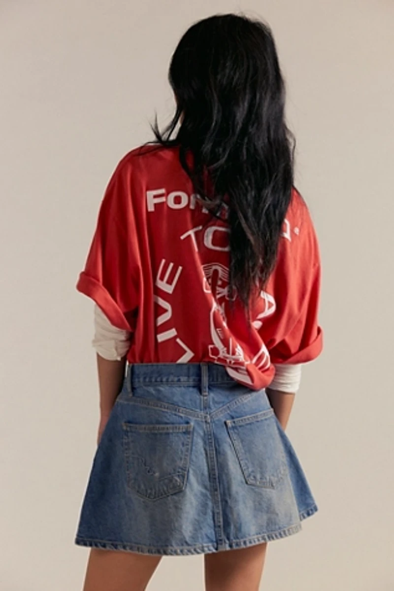 We The Free Hometown Denim Mini Skirt