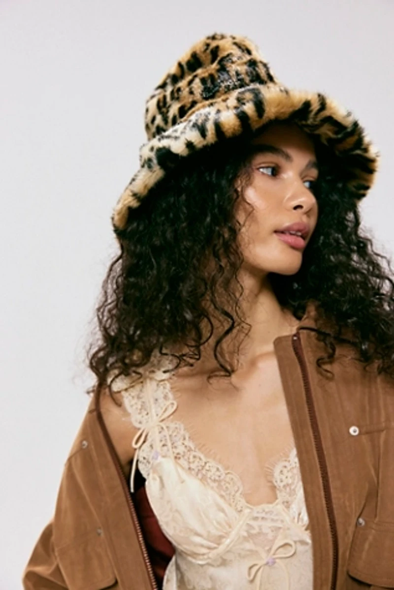 Anna Sui Leopard Hat