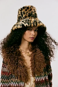 Anna Sui Leopard Hat