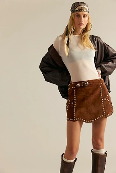 Understated Leather Crazy Life Skirt