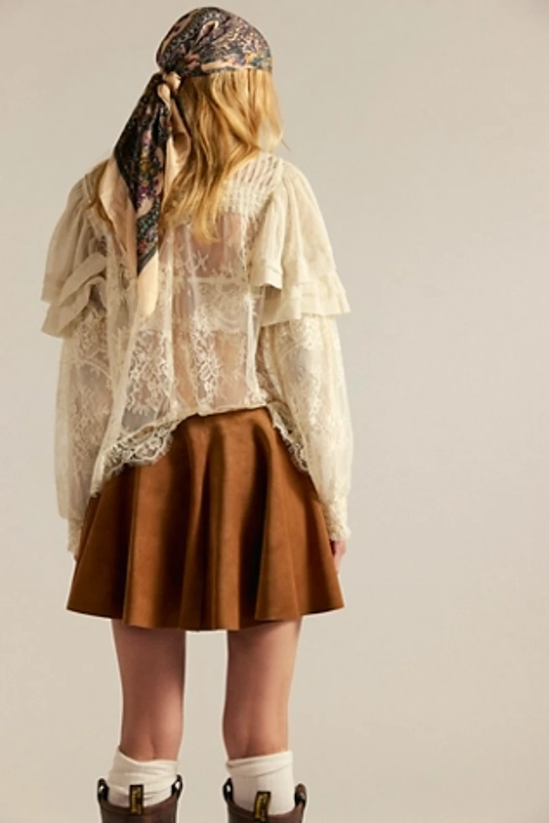 Understated Leather Sugar High Skirt
