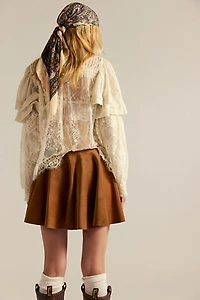 Understated Leather Sugar High Skirt