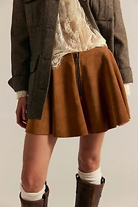 Understated Leather Sugar High Skirt