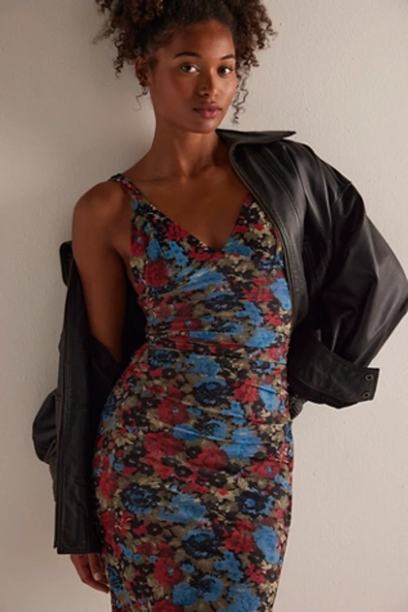 Long Live Printed Mesh Slip