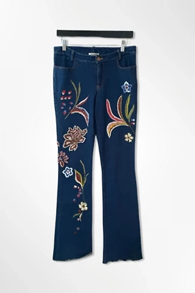 Y2K Beaded And Embroidered Flare Jeans Selected By Ritual Vintage