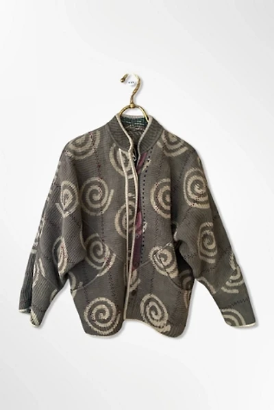 1980s Ikat Kantha Stitched Jacket Selected By Ritual Vintage